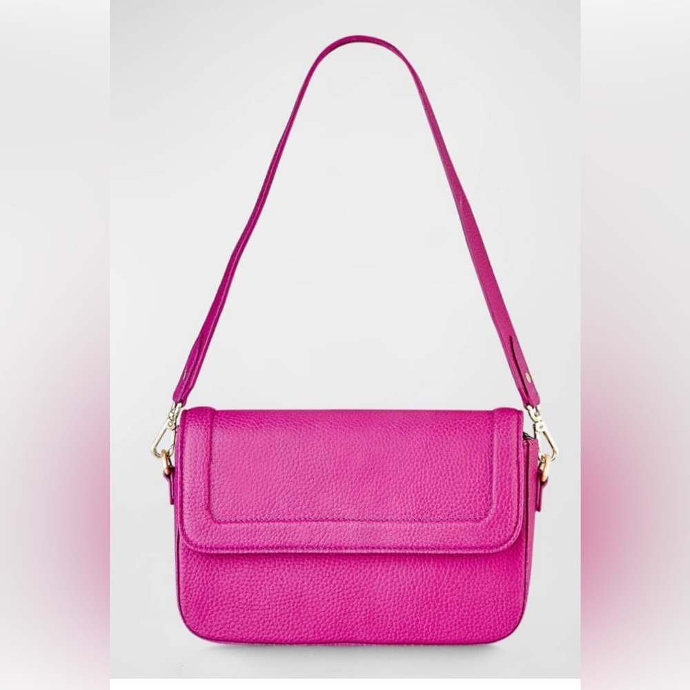 GiGi New York Margot Fuchsia Shoulder Bag-Like New!